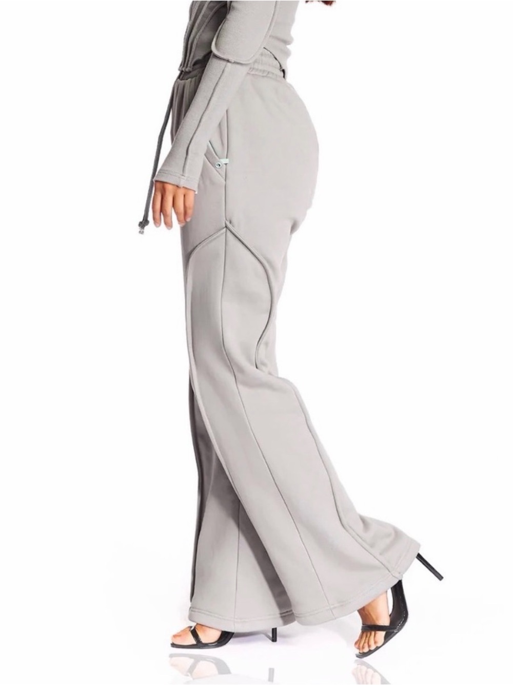 BBXBRAND STEEL WIDE LEG JOGGERS